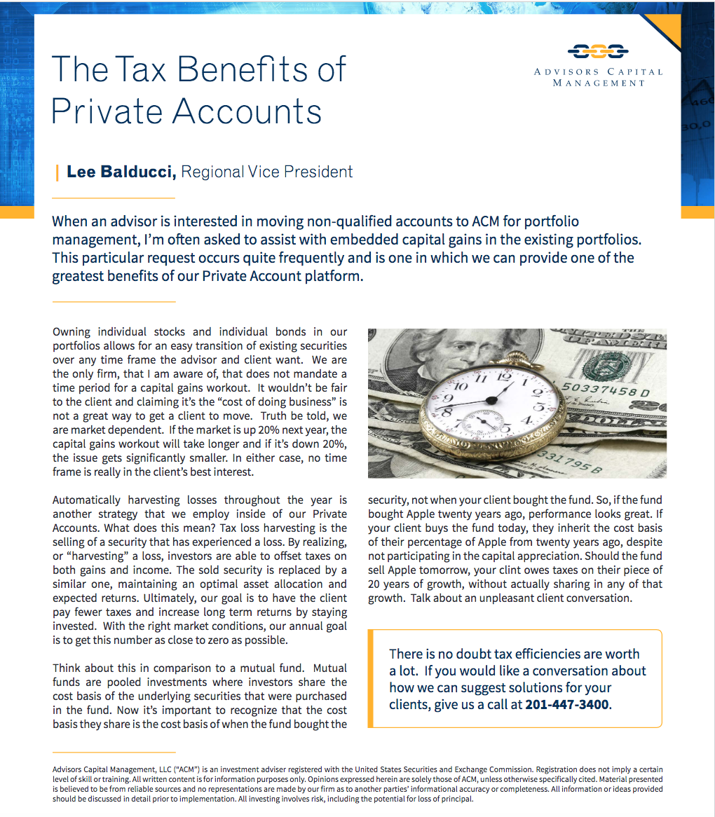 The Tax Benefits of Private Accounts